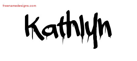 Graffiti Name Tattoo Designs Kathlyn Free Lettering