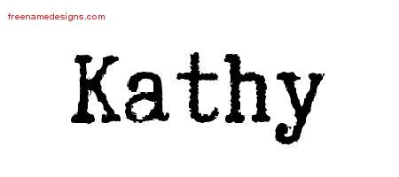 Typewriter Name Tattoo Designs Kathy Free Download