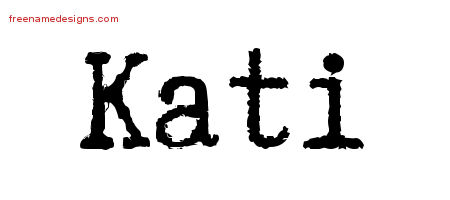 Typewriter Name Tattoo Designs Kati Free Download
