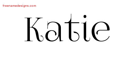 Vintage Name Tattoo Designs Katie Free Download