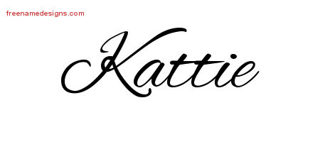 Cursive Name Tattoo Designs Kattie Download Free