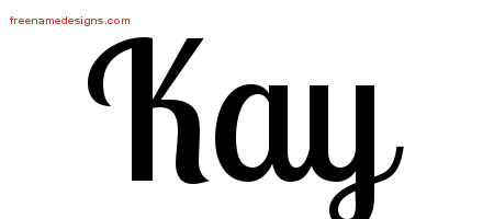 Handwritten Name Tattoo Designs Kay Free Download