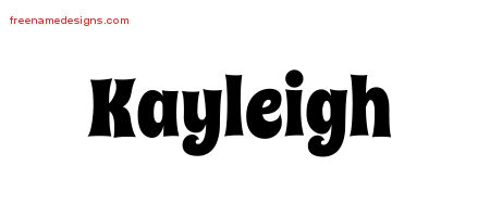 Groovy Name Tattoo Designs Kayleigh Free Lettering