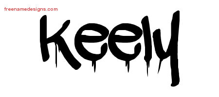 Graffiti Name Tattoo Designs Keely Free Lettering