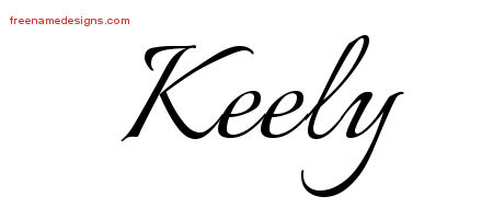 Calligraphic Name Tattoo Designs Keely Download Free