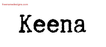 Typewriter Name Tattoo Designs Keena Free Download