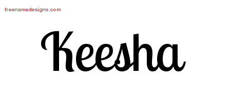 Handwritten Name Tattoo Designs Keesha Free Download