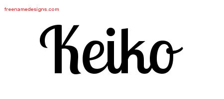 Handwritten Name Tattoo Designs Keiko Free Download
