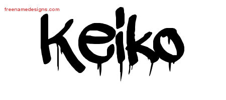 Graffiti Name Tattoo Designs Keiko Free Lettering