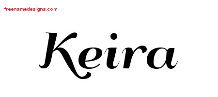 Art Deco Name Tattoo Designs Keira Printable