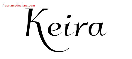 Elegant Name Tattoo Designs Keira Free Graphic