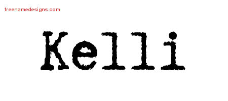 Typewriter Name Tattoo Designs Kelli Free Download