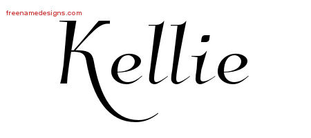Elegant Name Tattoo Designs Kellie Free Graphic