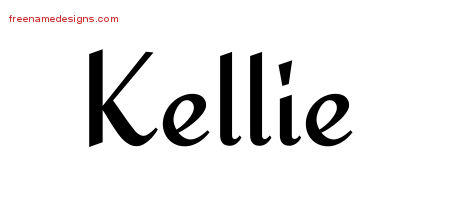Calligraphic Stylish Name Tattoo Designs Kellie Download Free