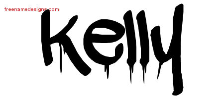 Graffiti Name Tattoo Designs Kelly Free Lettering