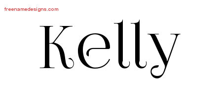 Vintage Name Tattoo Designs Kelly Free Printout