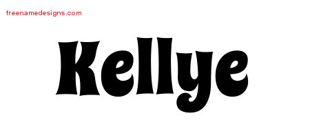 Groovy Name Tattoo Designs Kellye Free Lettering