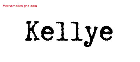 Typewriter Name Tattoo Designs Kellye Free Download