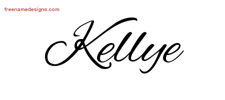 Cursive Name Tattoo Designs Kellye Download Free