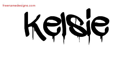 Graffiti Name Tattoo Designs Kelsie Free Lettering