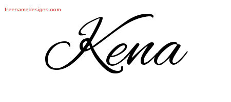 Cursive Name Tattoo Designs Kena Download Free
