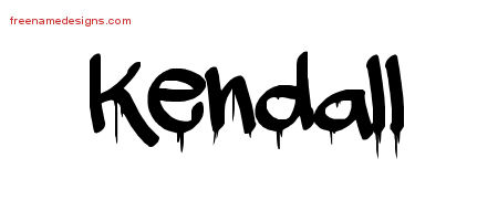 Graffiti Name Tattoo Designs Kendall Free