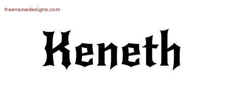 Gothic Name Tattoo Designs Keneth Download Free