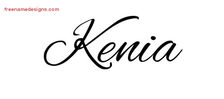 Cursive Name Tattoo Designs Kenia Download Free