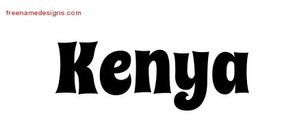 Groovy Name Tattoo Designs Kenya Free Lettering