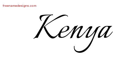 Calligraphic Name Tattoo Designs Kenya Download Free