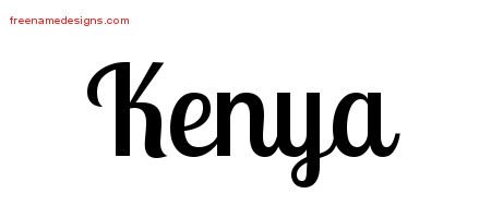 Handwritten Name Tattoo Designs Kenya Free Download