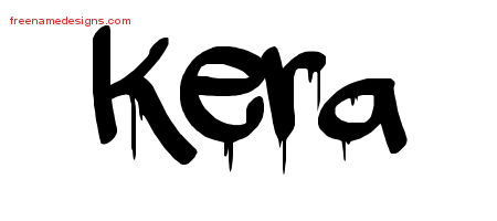 Graffiti Name Tattoo Designs Kera Free Lettering