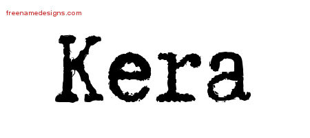 Typewriter Name Tattoo Designs Kera Free Download