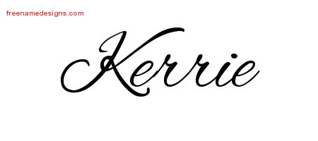 Cursive Name Tattoo Designs Kerrie Download Free