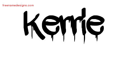 Graffiti Name Tattoo Designs Kerrie Free Lettering