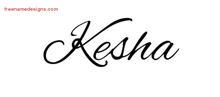 Cursive Name Tattoo Designs Kesha Download Free