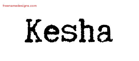 Typewriter Name Tattoo Designs Kesha Free Download