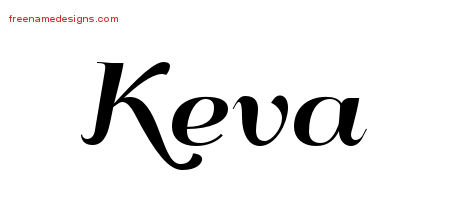 Art Deco Name Tattoo Designs Keva Printable