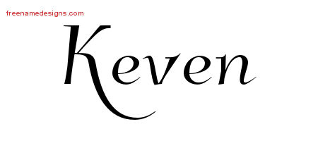 Elegant Name Tattoo Designs Keven Download Free