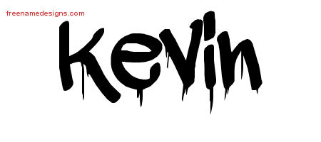Graffiti Name Tattoo Designs Kevin Free Lettering