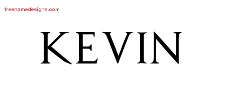 Regal Victorian Name Tattoo Designs Kevin Graphic Download