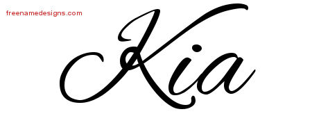 Cursive Name Tattoo Designs Kia Download Free