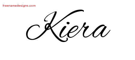 Cursive Name Tattoo Designs Kiera Download Free