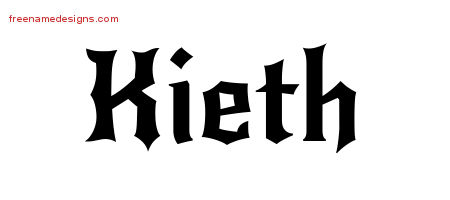 Gothic Name Tattoo Designs Kieth Download Free
