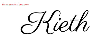 Classic Name Tattoo Designs Kieth Printable
