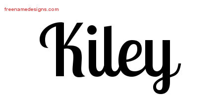 Handwritten Name Tattoo Designs Kiley Free Download
