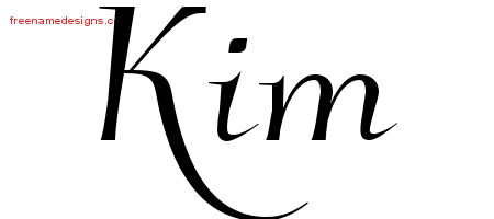 Elegant Name Tattoo Designs Kim Download Free