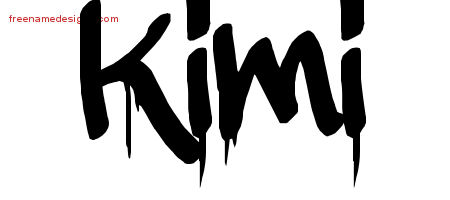 Graffiti Name Tattoo Designs Kimi Free Lettering