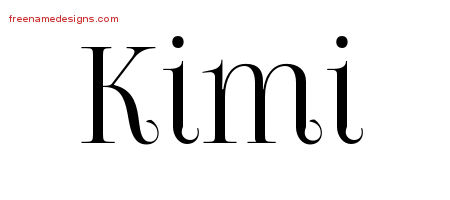 Vintage Name Tattoo Designs Kimi Free Download