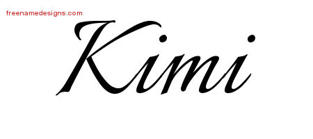 Calligraphic Name Tattoo Designs Kimi Download Free